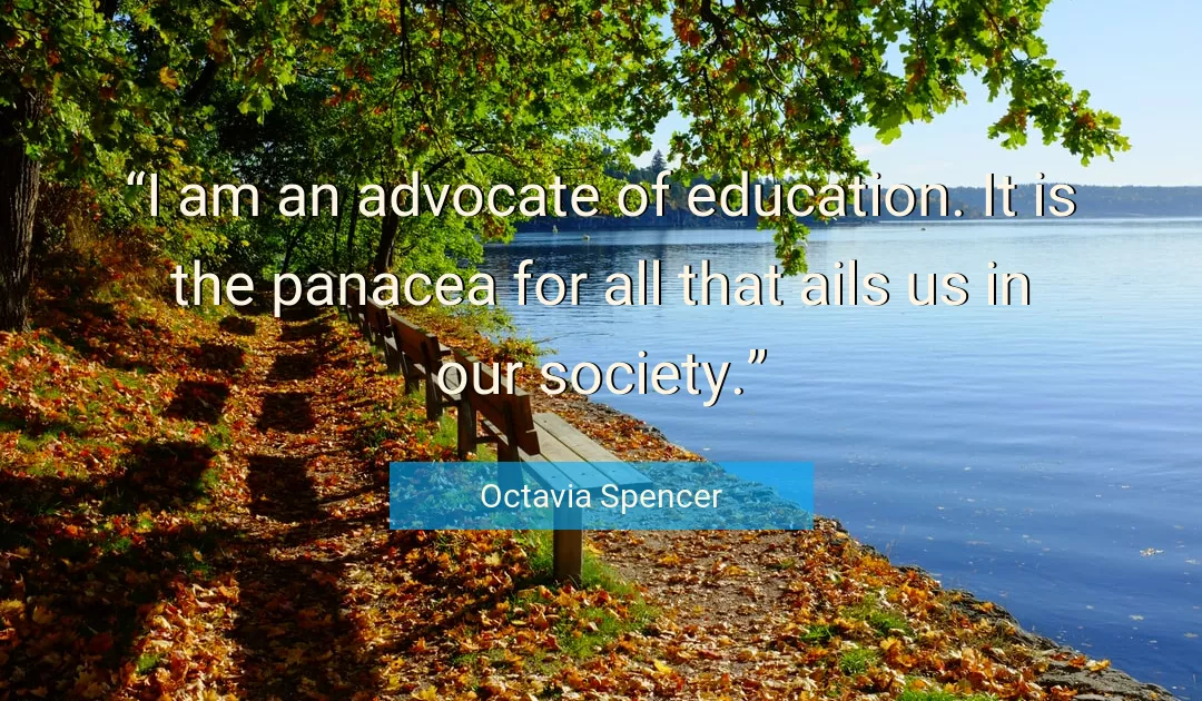 Quote About Education By Octavia Spencer