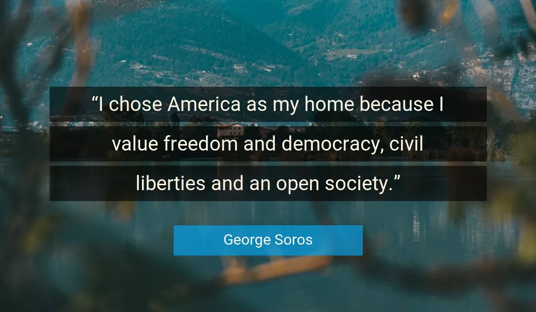 Quote About Democracy By George Soros