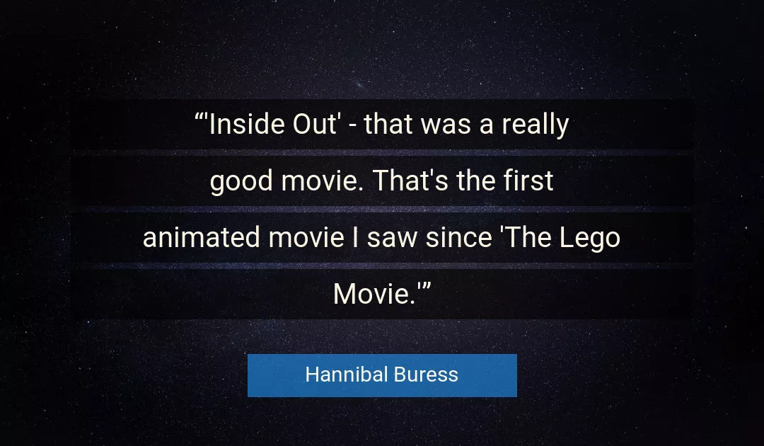 Quote About Good By Hannibal Buress