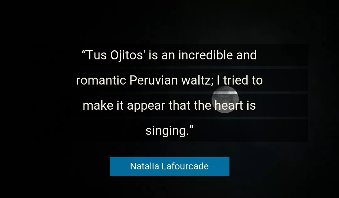 Quote About Heart By Natalia Lafourcade