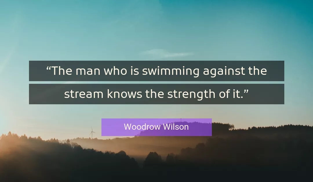 Quote About History By Woodrow Wilson