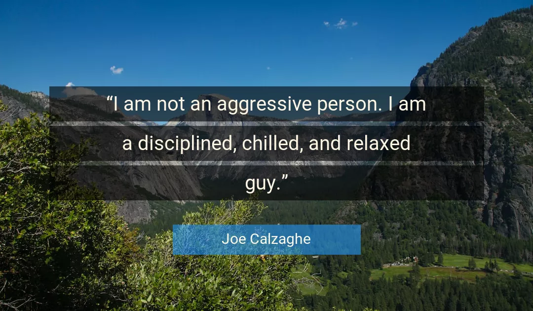 Quote About I By Joe Calzaghe