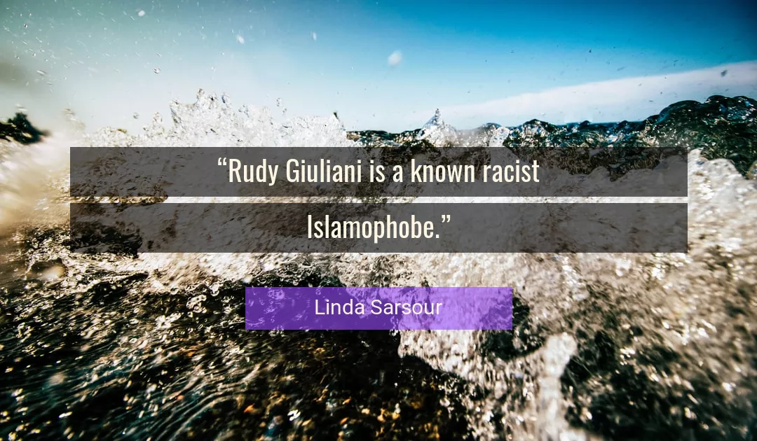 Quote About Known By Linda Sarsour