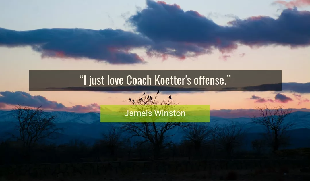Quote About Love By Jameis Winston