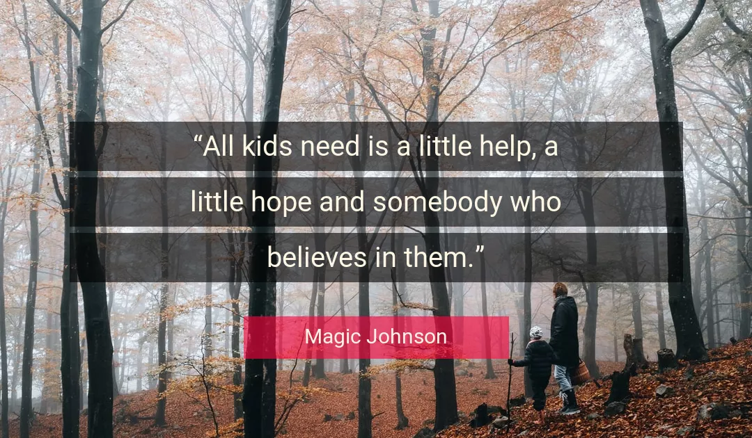 Quote About Hope By Magic Johnson