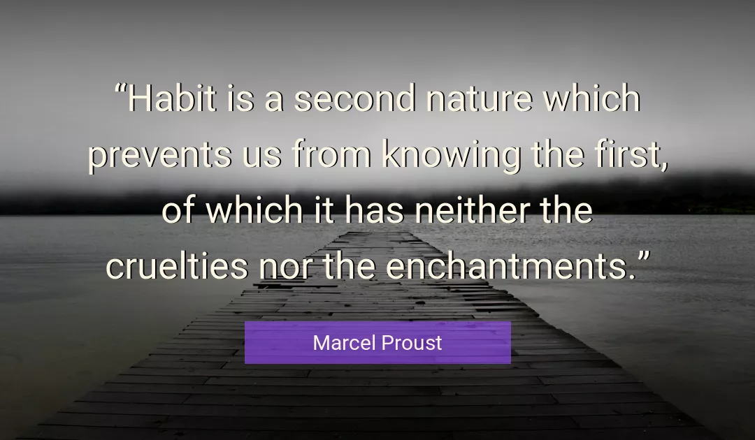 Quote About Nature By Marcel Proust