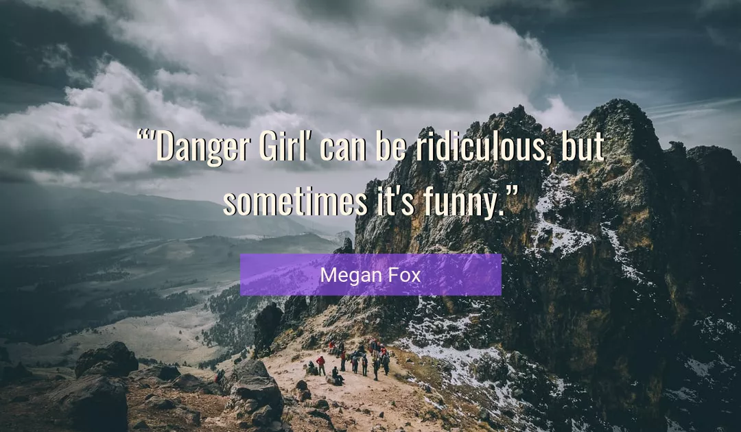 Quote About Funny By Megan Fox