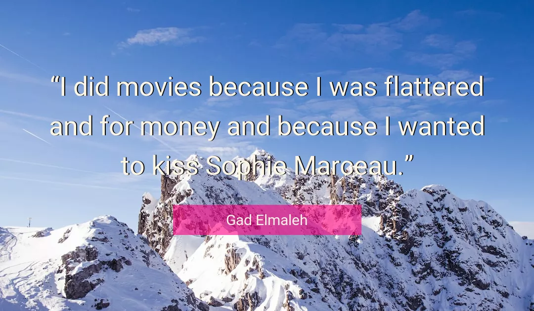 Quote About Money By Gad Elmaleh