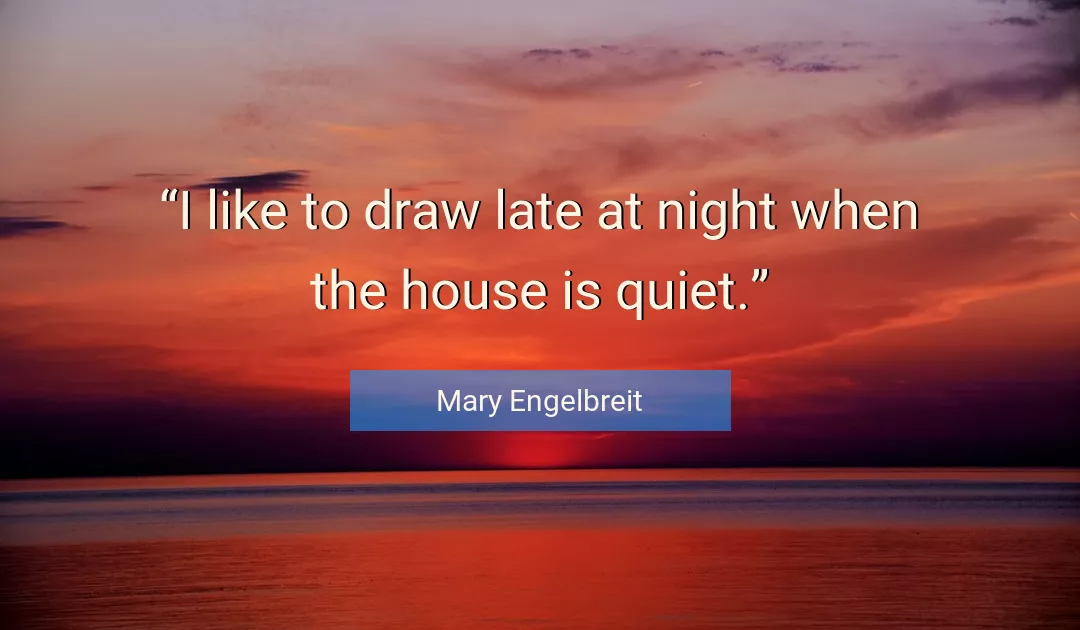 Quote About Night By Mary Engelbreit