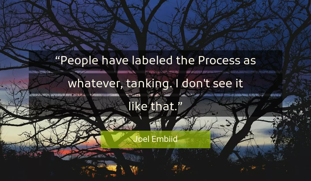 Quote About People By Joel Embiid