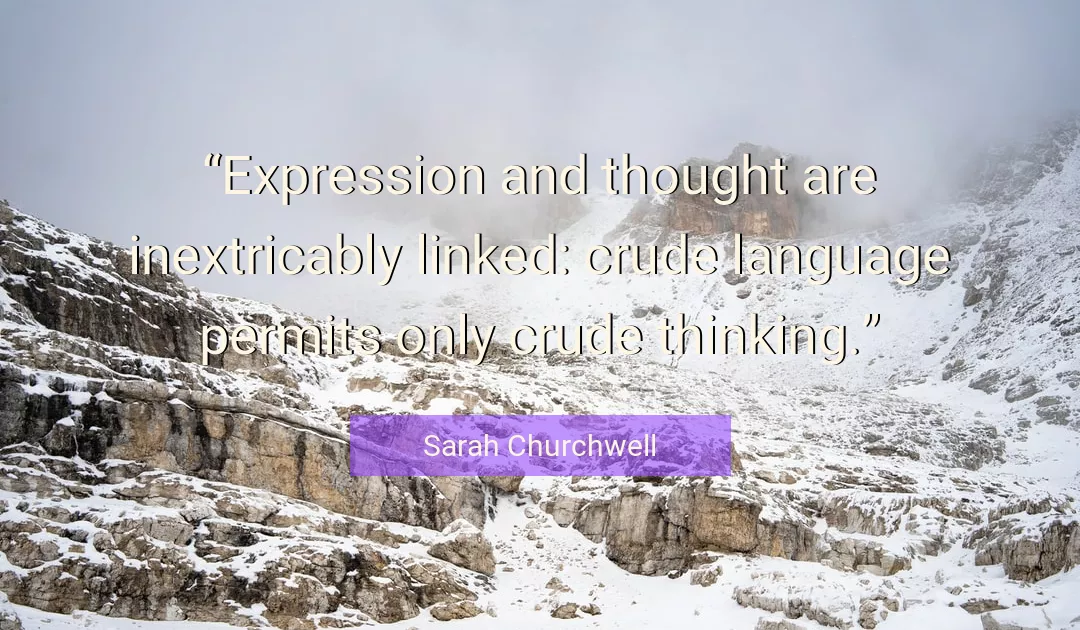 Quote About Thinking By Sarah Churchwell