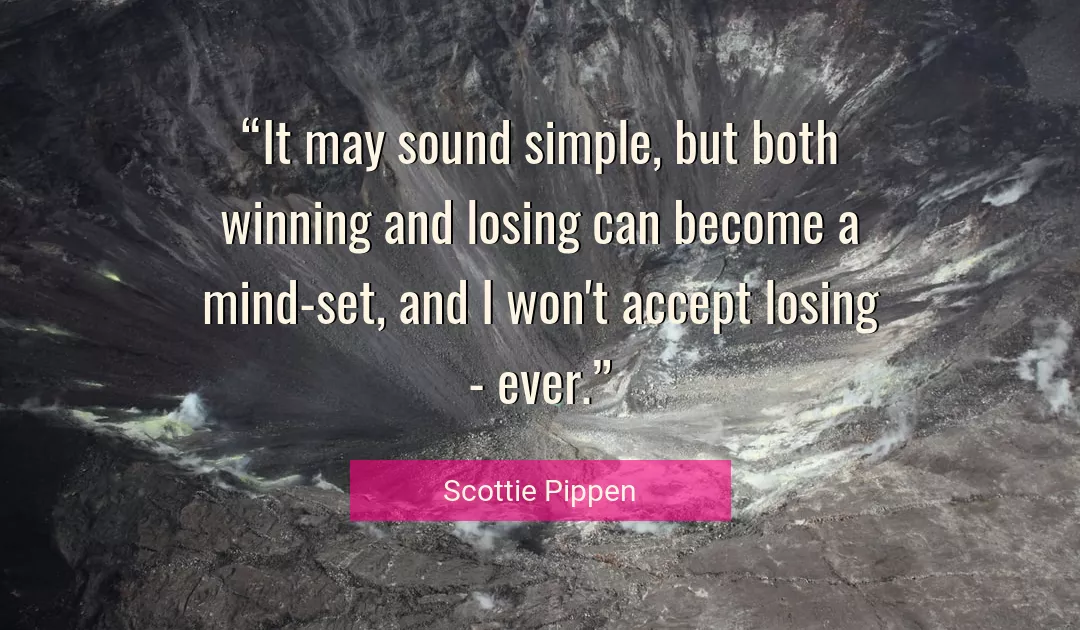 Quote About Simple By Scottie Pippen