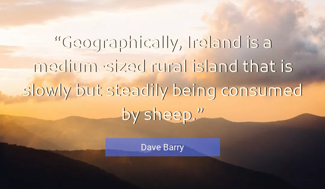 Quote About Sheep By Dave Barry