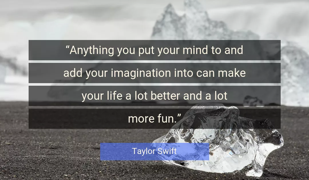 Quote About Life By Taylor Swift