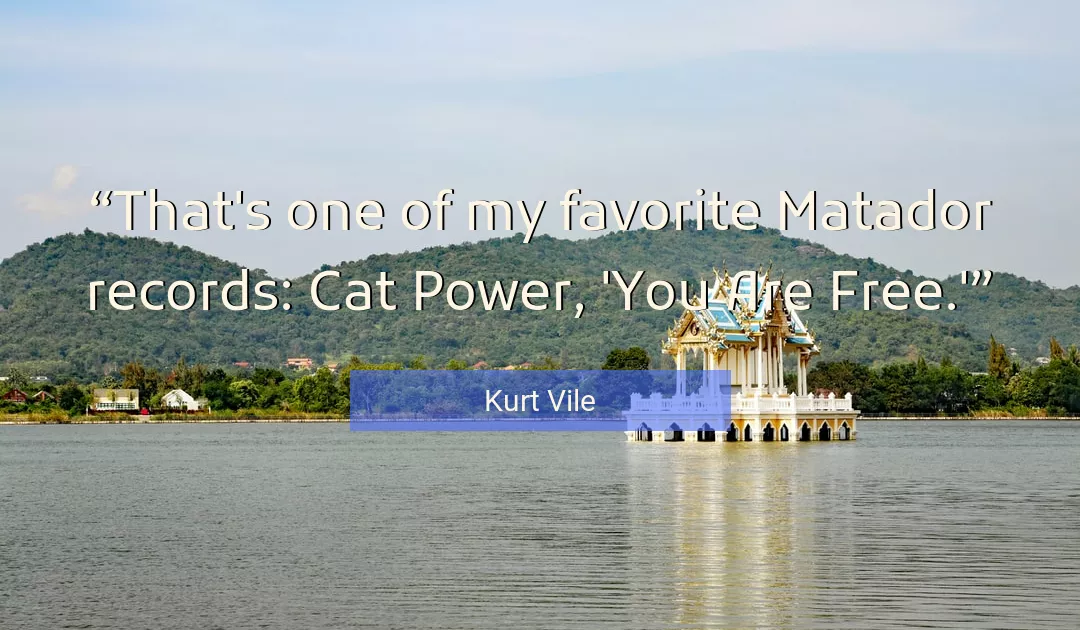 Quote About You By Kurt Vile