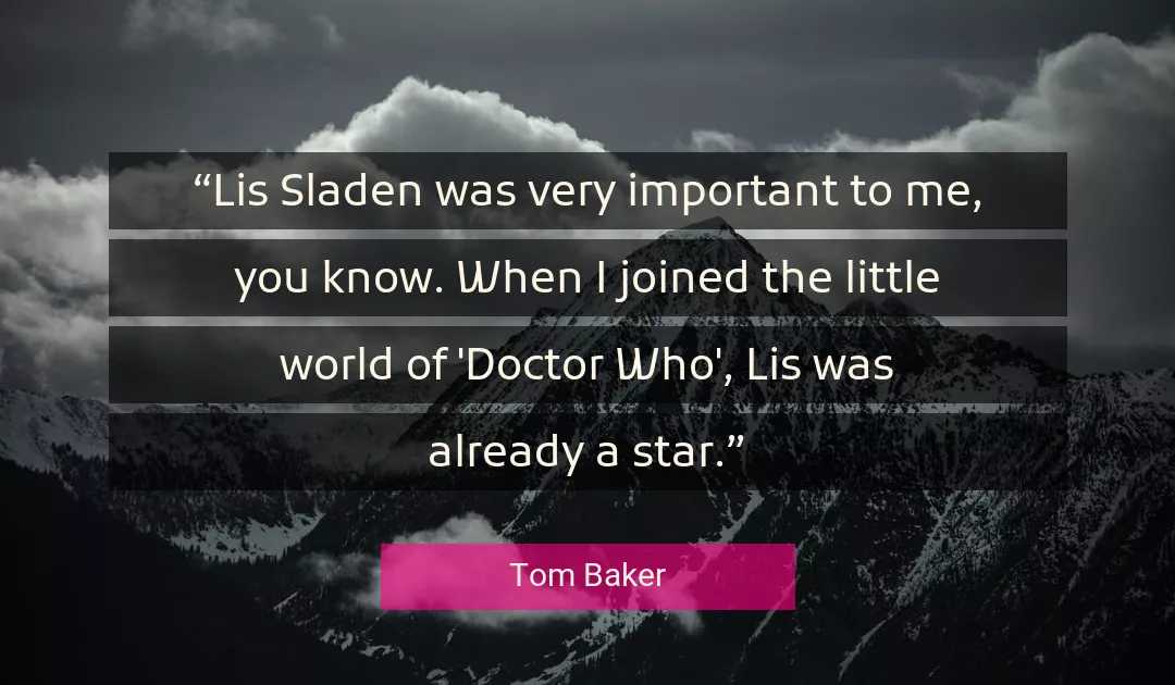 Quote About You By Tom Baker