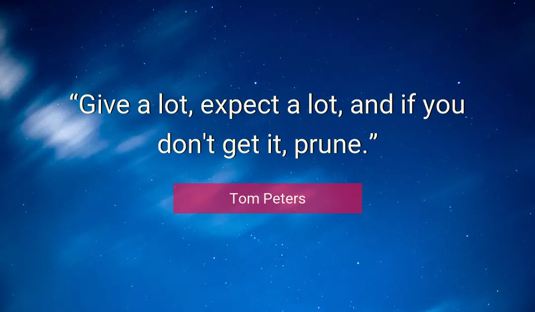 Quote About You By Tom Peters