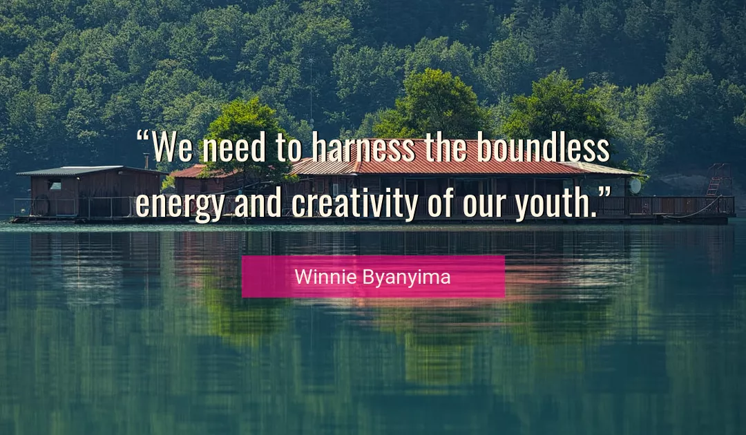 Quote About Youth By Winnie Byanyima