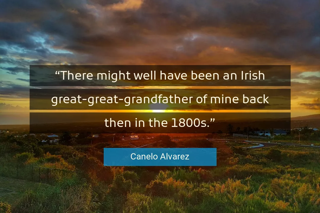 Quote About Back By Canelo Alvarez
