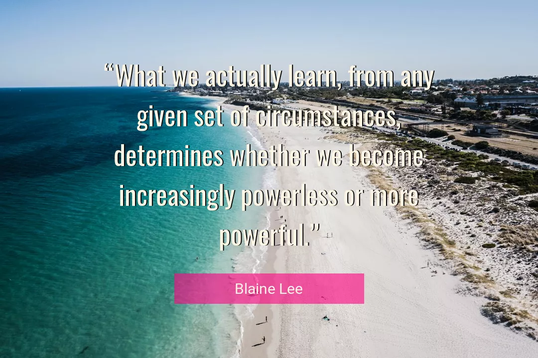 Quote About Business By Blaine Lee