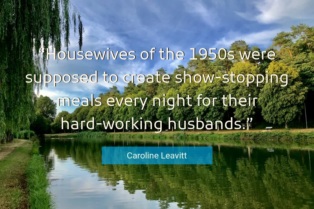 Quote About Night By Caroline Leavitt