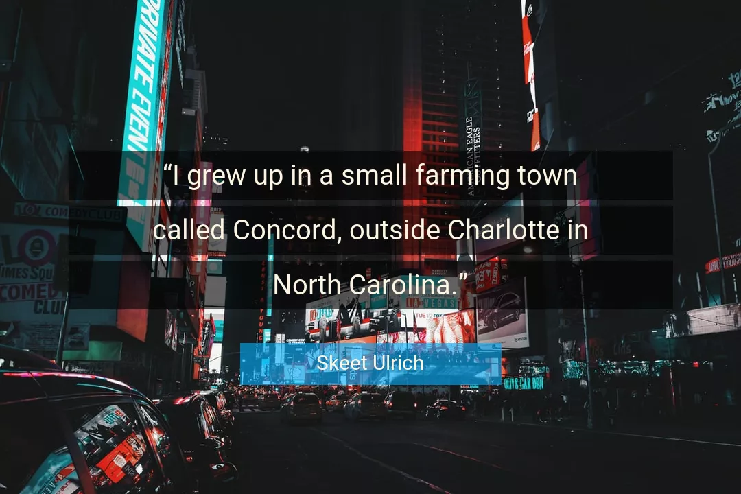 Quote About Farming By Skeet Ulrich