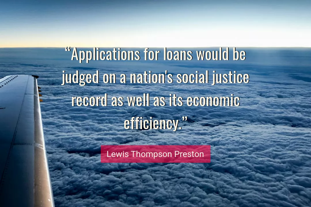 Quote About Justice By Lewis Thompson Preston
