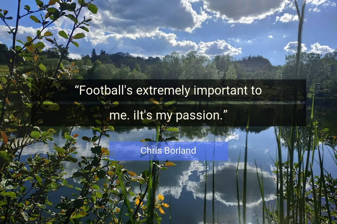 Quote About Me By Chris Borland