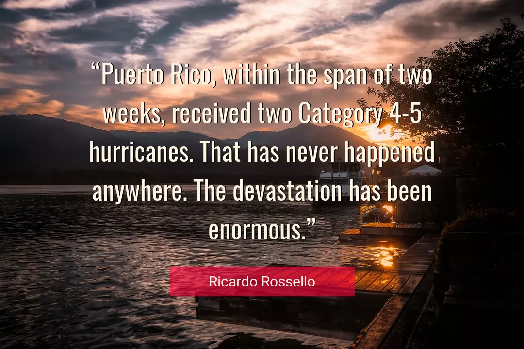 Quote About Never By Ricardo Rossello