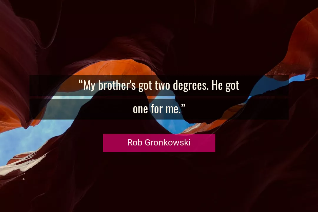 Quote About Me By Rob Gronkowski
