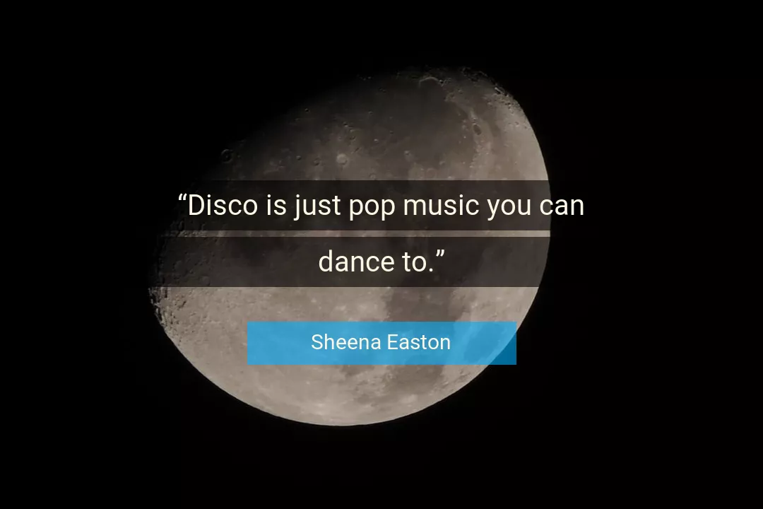 Quote About You By Sheena Easton