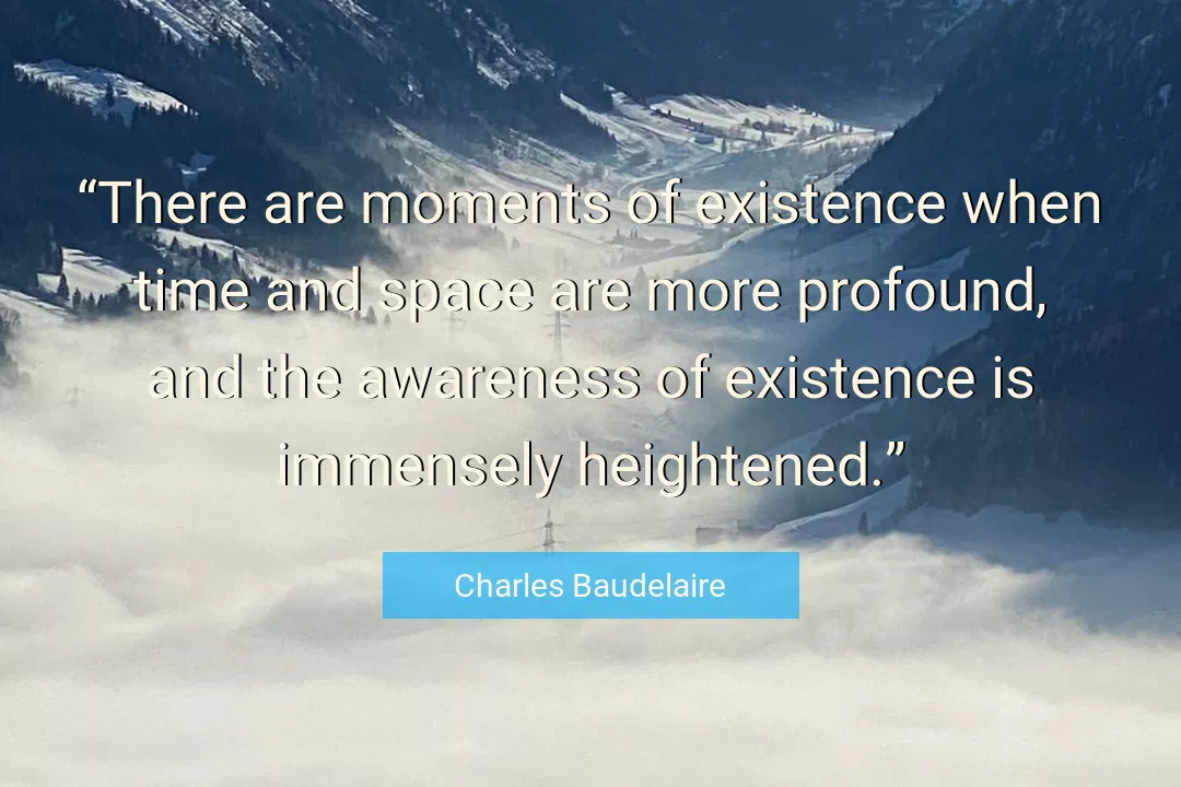 Quote About Time By Charles Baudelaire