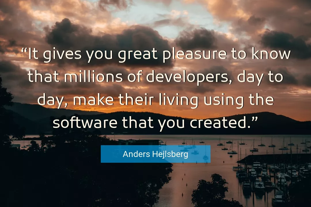 Quote About You By Anders Hejlsberg
