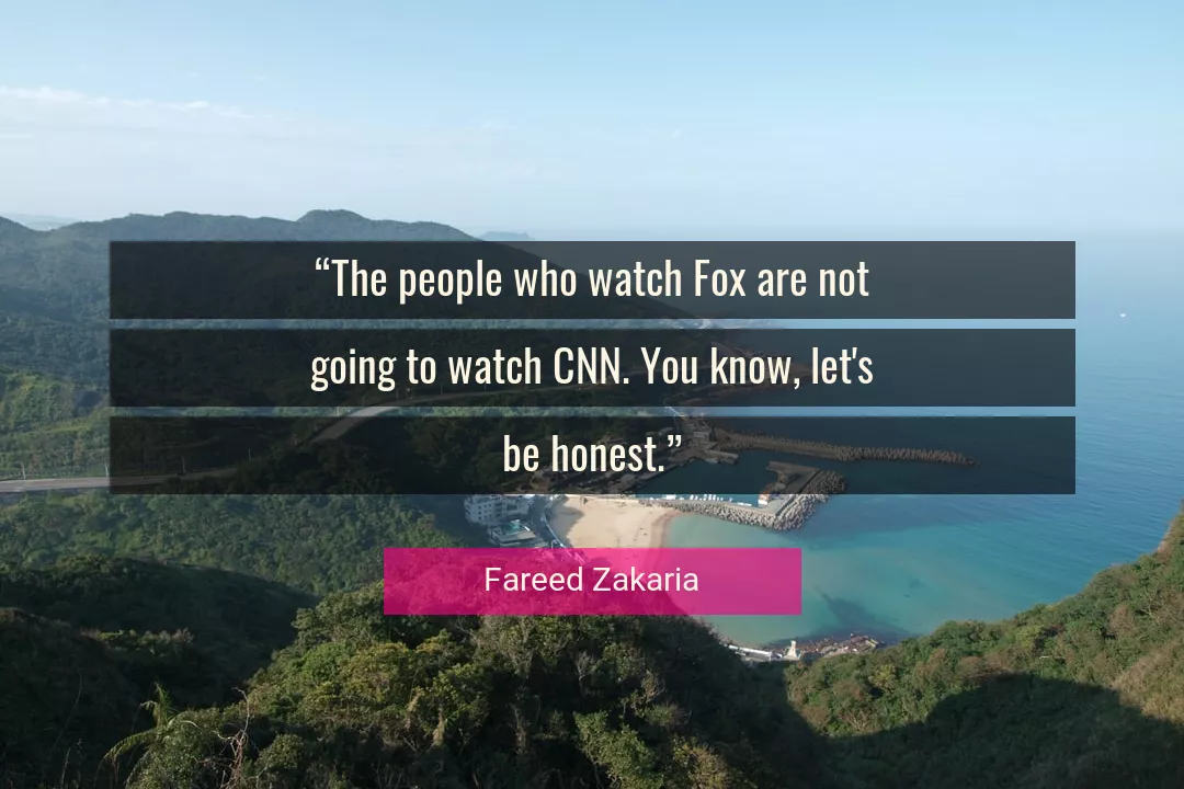 Quote About You By Fareed Zakaria