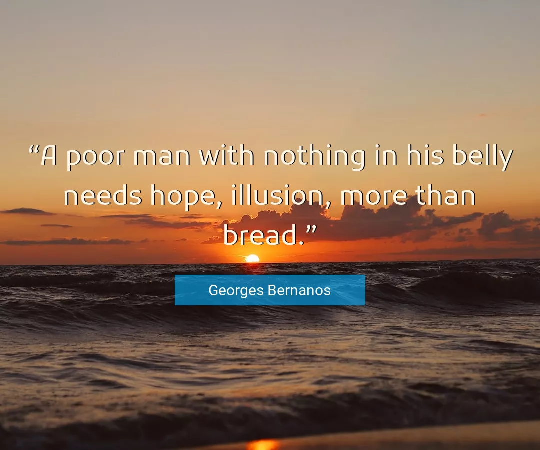 Quote About Hope By Georges Bernanos