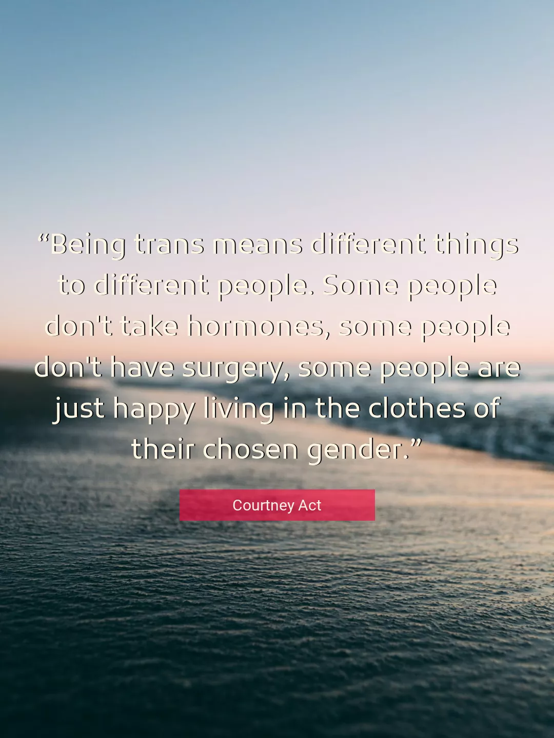 Quote About People By Courtney Act