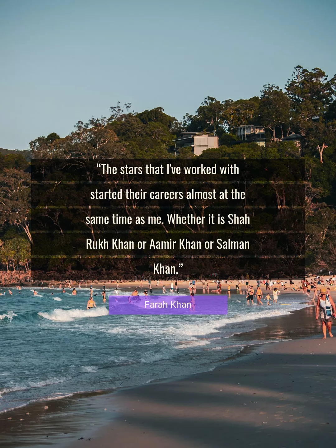 Quote About Me By Farah Khan