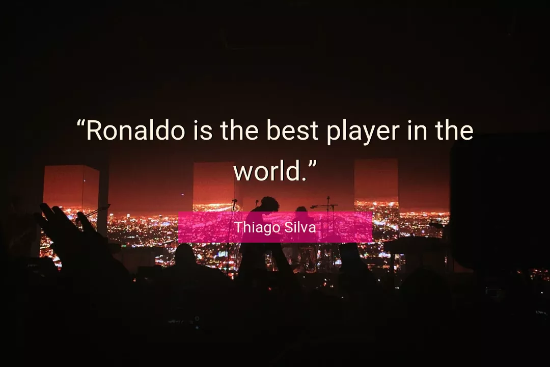 Quote About Best By Thiago Silva