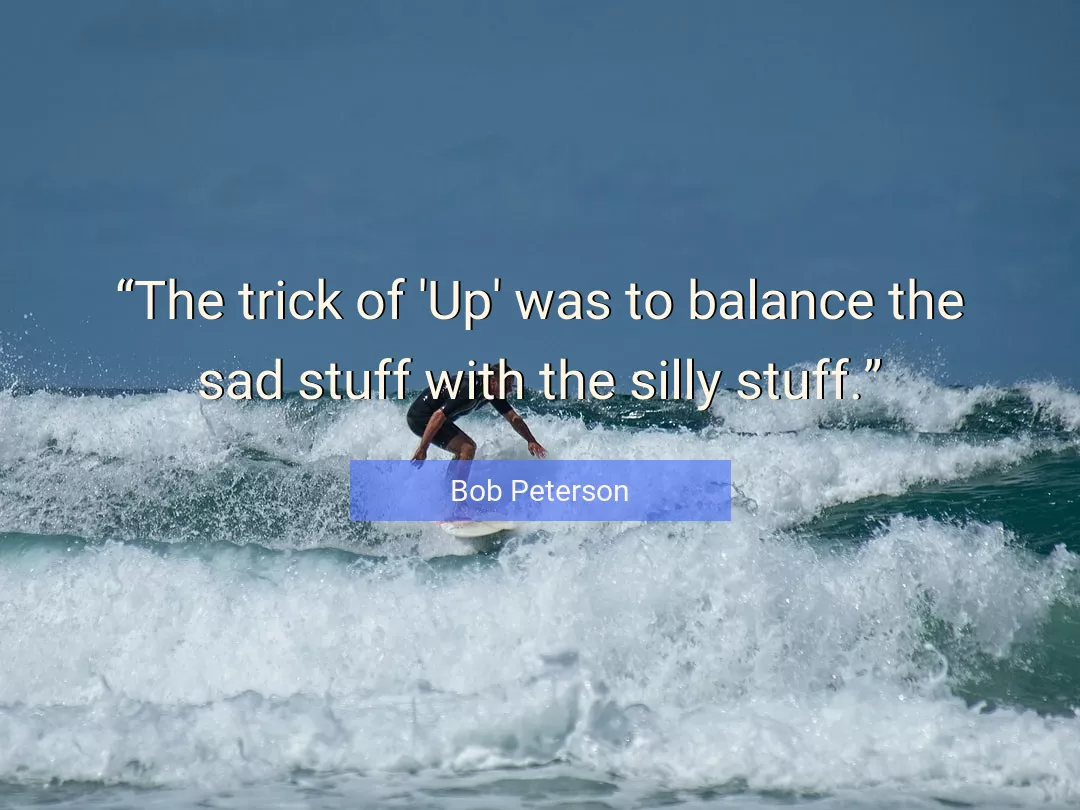 Quote About Sad By Bob Peterson