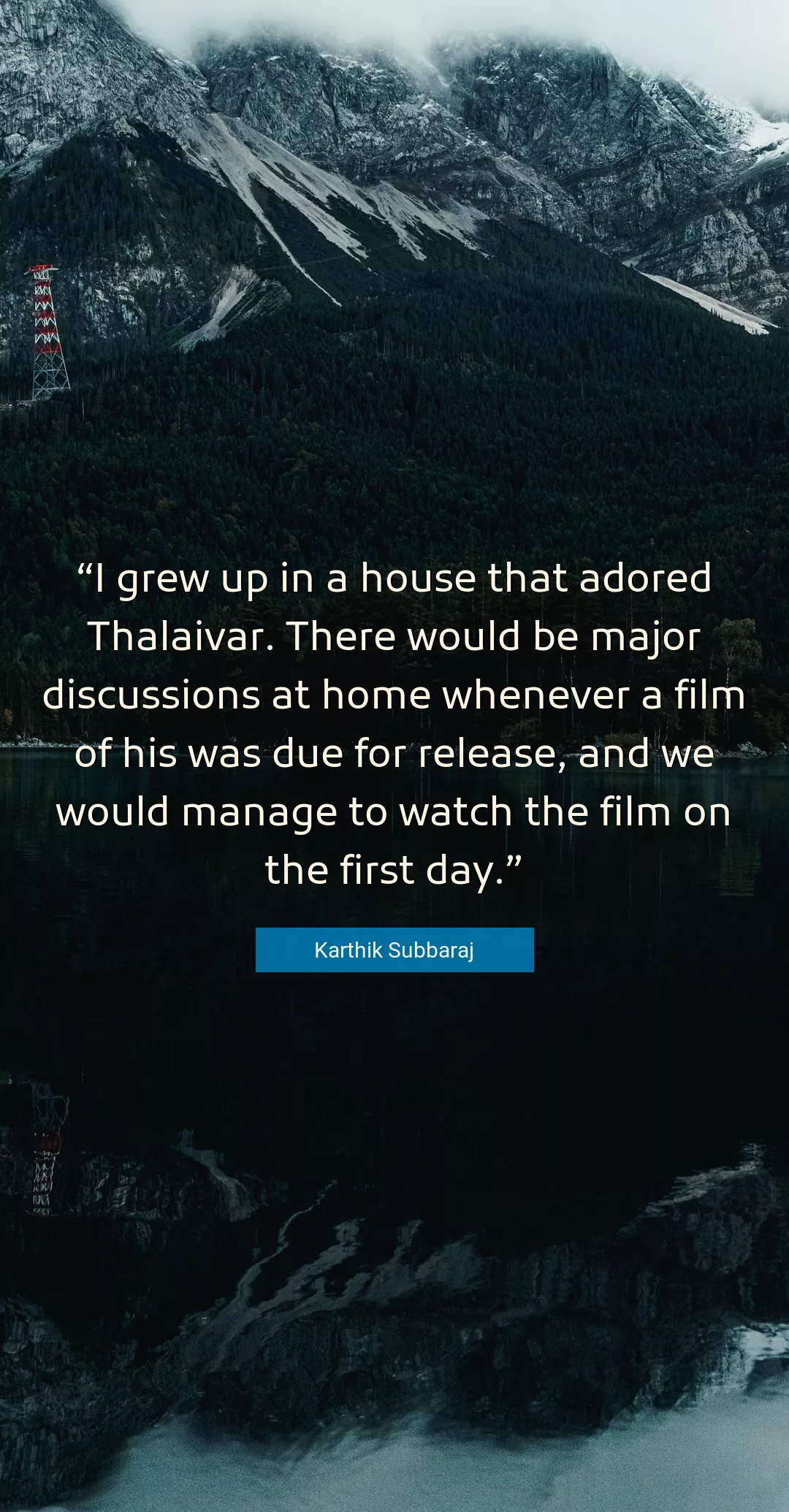 Quote About Day By Karthik Subbaraj