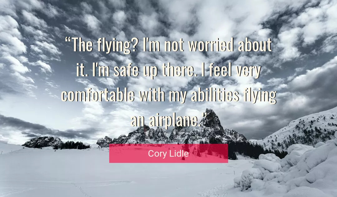 Quote About Feel By Cory Lidle