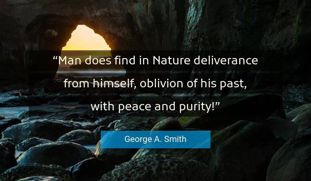 Quote About Nature By George A. Smith