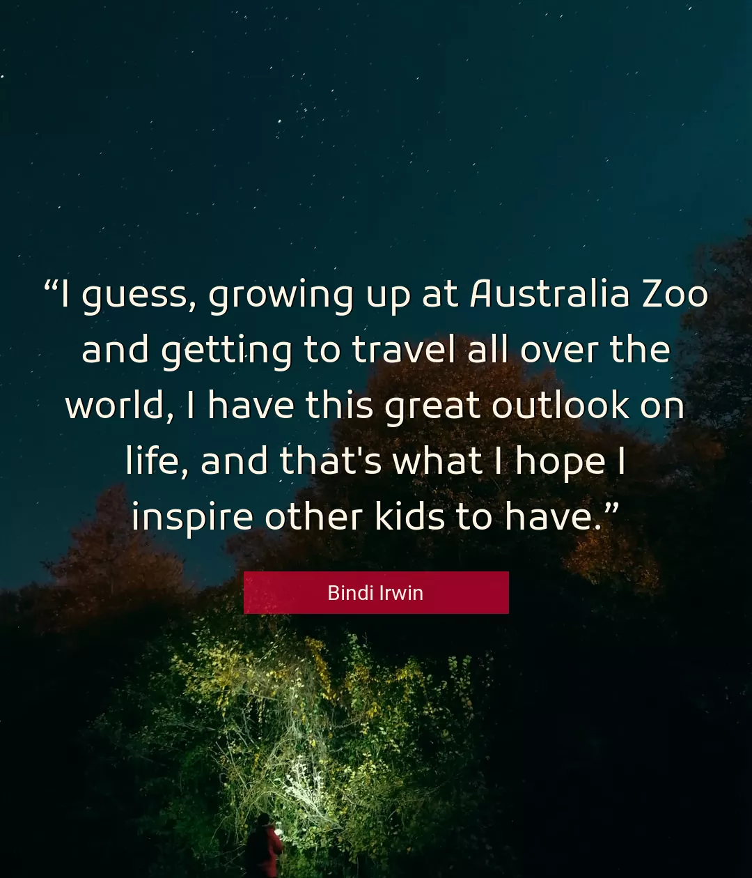 Quote About Life By Bindi Irwin