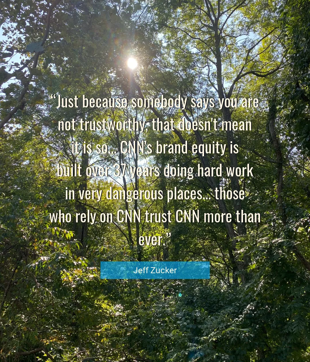 Quote About Work By Jeff Zucker