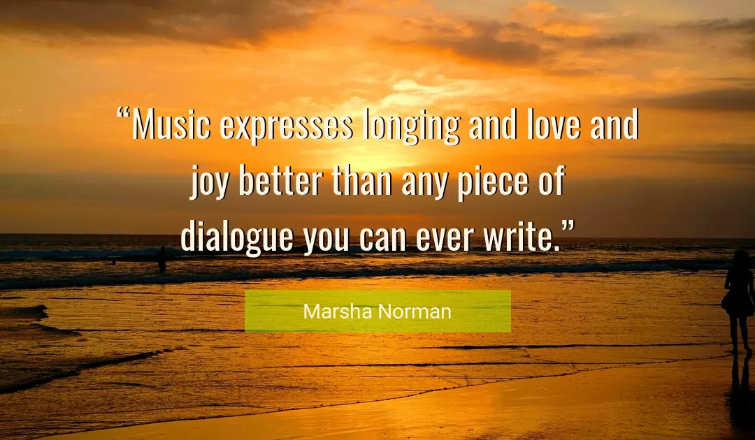 Quote About Love By Marsha Norman