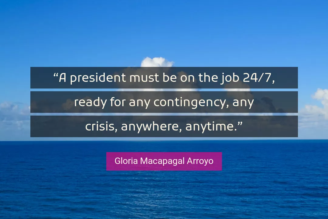 Quote About Must By Gloria Macapagal Arroyo