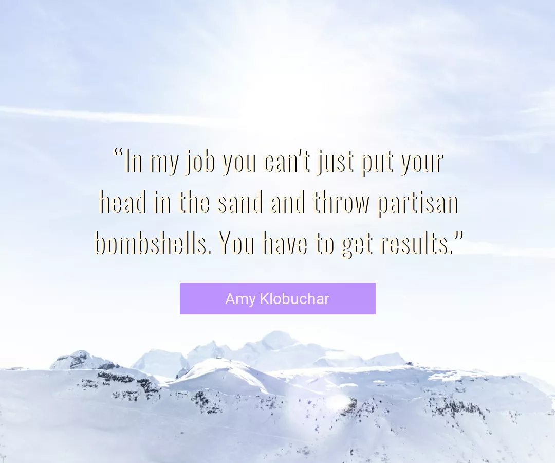 Quote About You By Amy Klobuchar
