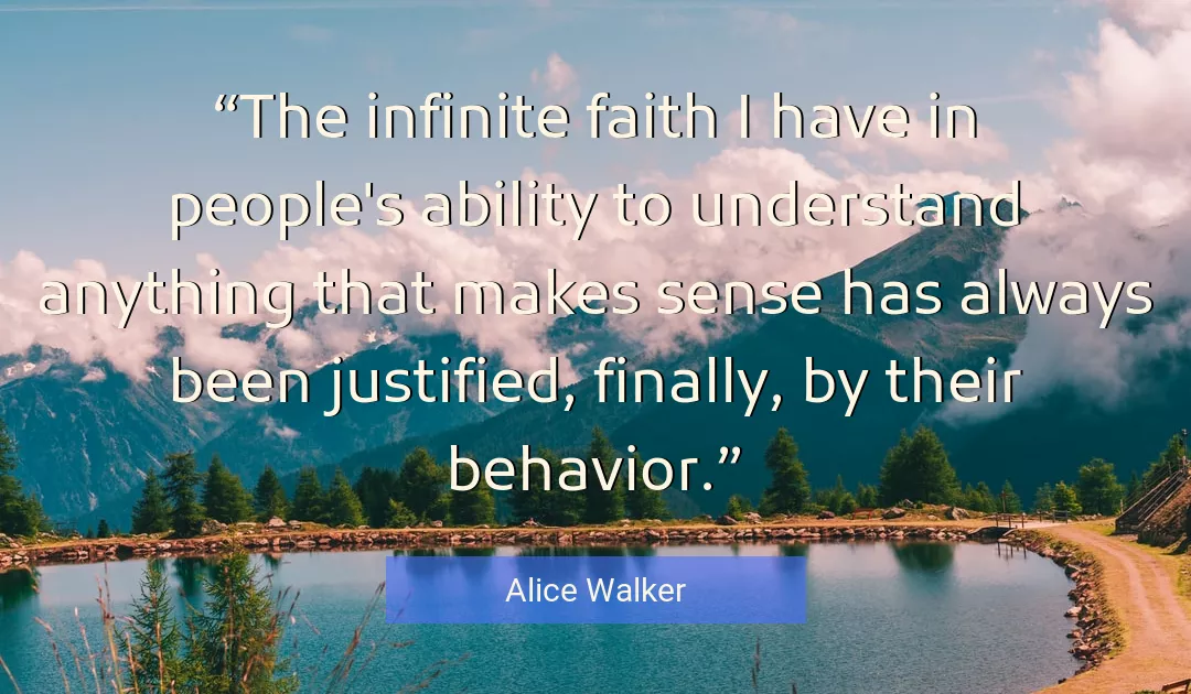 Quote About Faith By Alice Walker