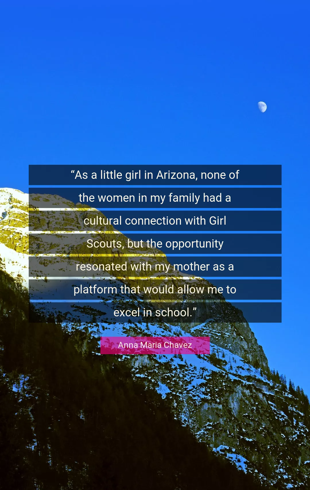 Quote About Family By Anna Maria Chavez