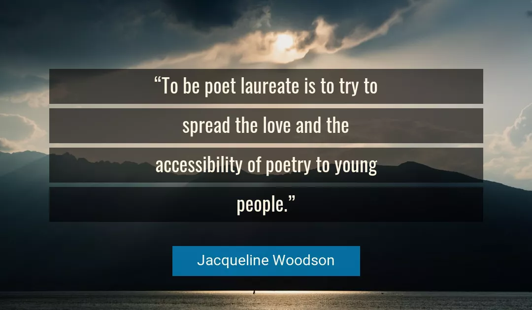 Quote About Love By Jacqueline Woodson